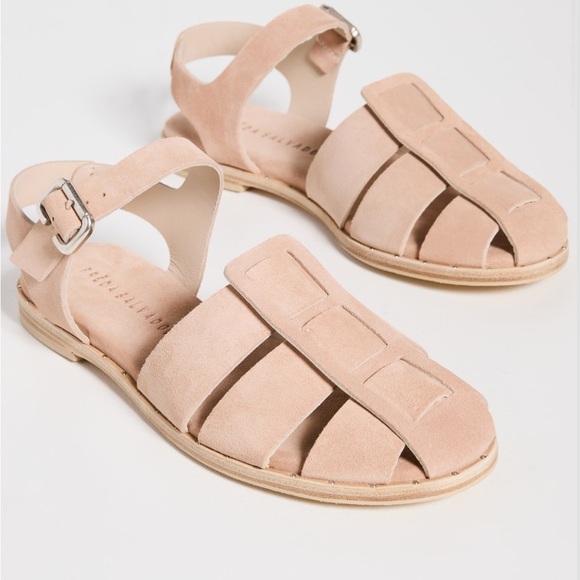 Freda Salvador suede Sera fisherman sandals, size 7 - Picture 1 of 9